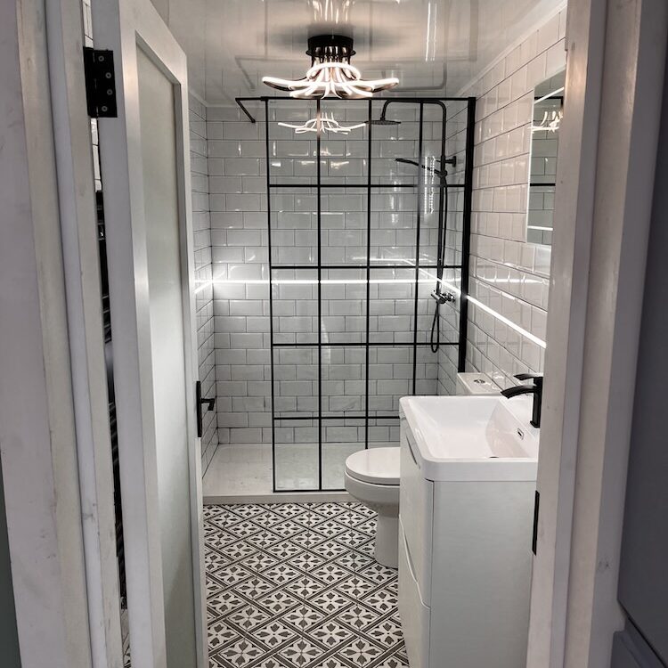 Bathroom after renovation